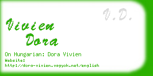 vivien dora business card